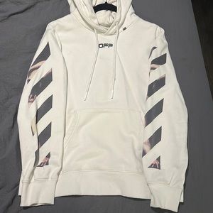 Off white sweatshirt in white
